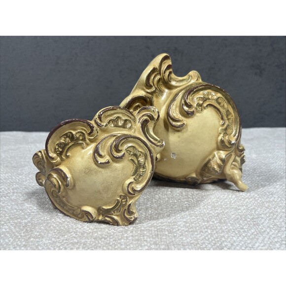 Unbranded Other - Vintage Mid Century Chalkware Wall Pocket Faux Lavabo Fountain Planter Sconce